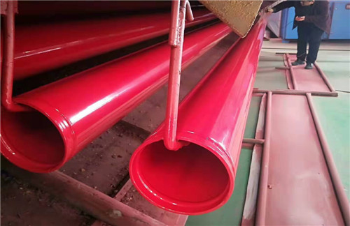 红色消防用DN600涂塑复合钢管